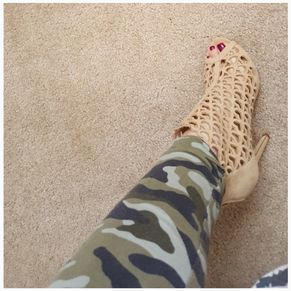 High heel shoes